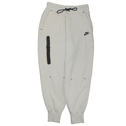 Nike Men's Beige Small Jogger Trousers Cotton Blend Activewear