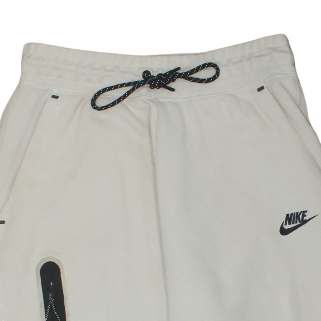 Nike Men's Beige Small Jogger Trousers Cotton Blend Activewear