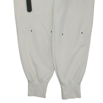 Nike Men's Beige Small Jogger Trousers Cotton Blend Activewear