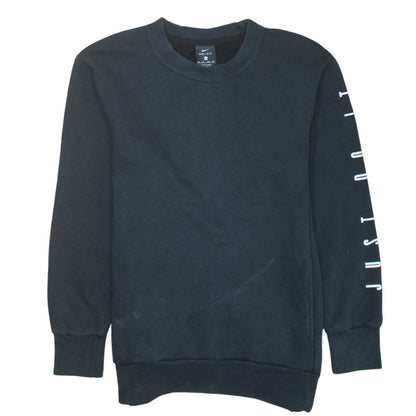 Mens UK Size XS Nike Black Pullover Sweatshirt