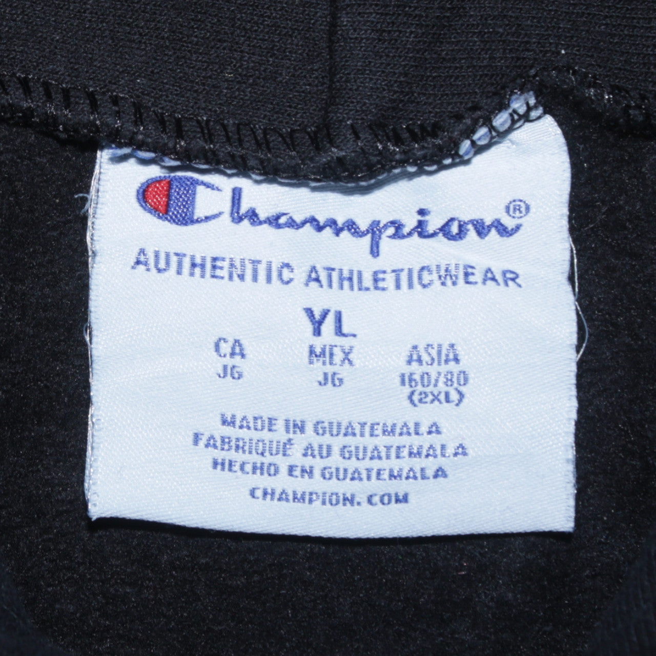 Boys UK Size 12-13 Years Champion Black Pullover Hoodie
