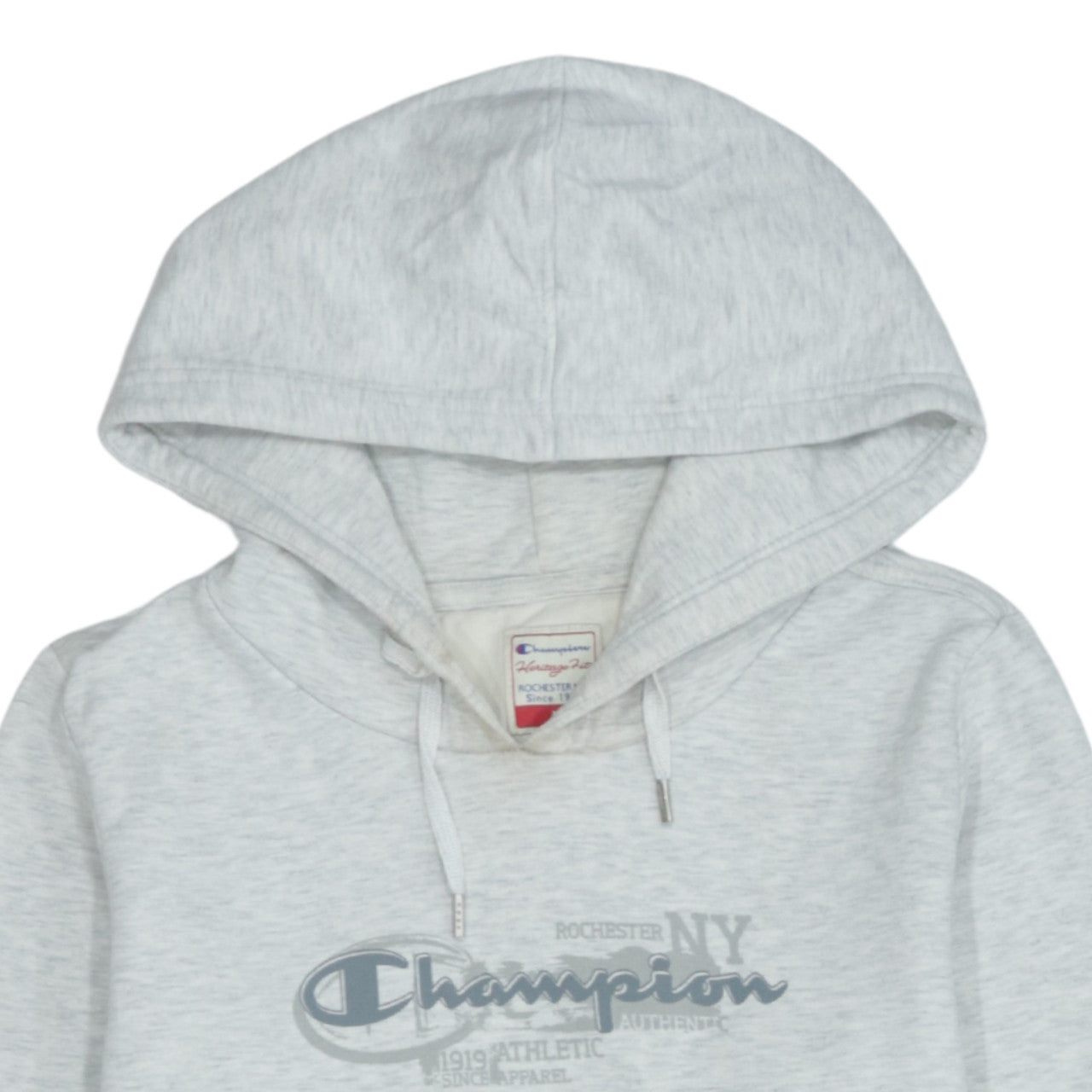 Mens UK Size M Champion Grey Pullover Hoodie
