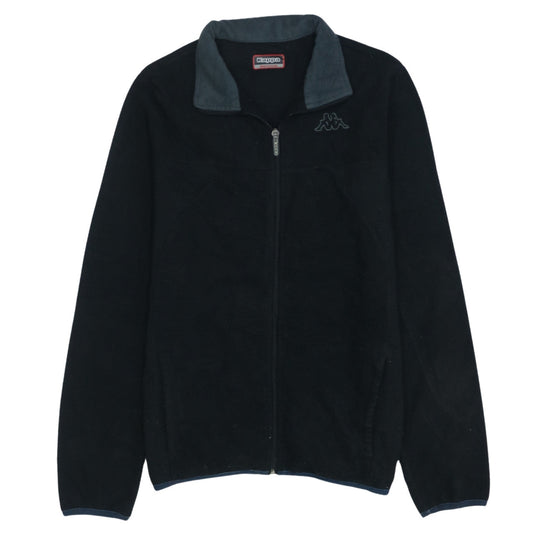Womens UK Size M Kappa Black Basic Jacket