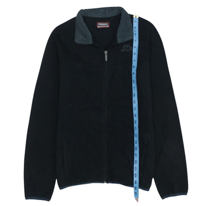 Womens UK Size M Kappa Black Basic Jacket