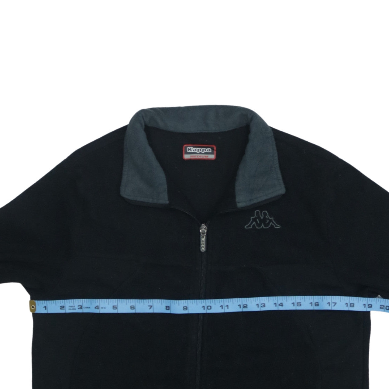 Womens UK Size M Kappa Black Basic Jacket