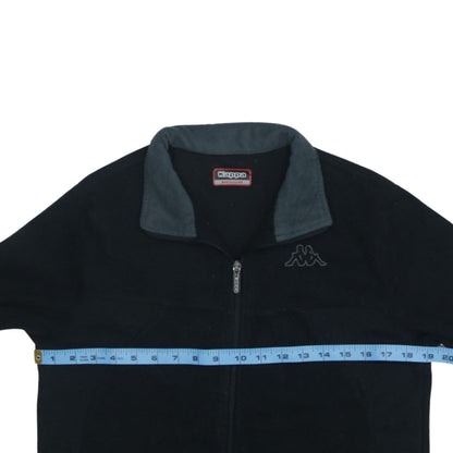 Womens UK Size M Kappa Black Basic Jacket