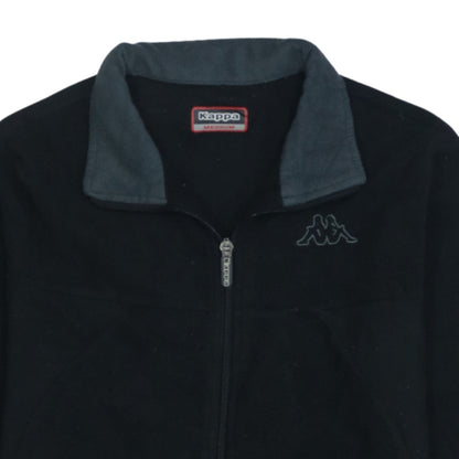 Womens UK Size M Kappa Black Basic Jacket