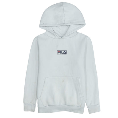 Boys UK Size 13-14 Years FILA White Pullover Hoodie