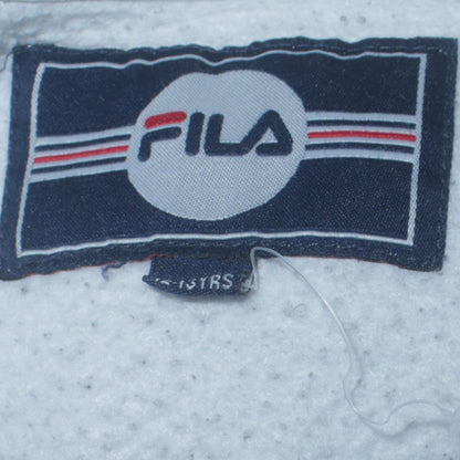 Boys UK Size 13-14 Years FILA White Pullover Hoodie