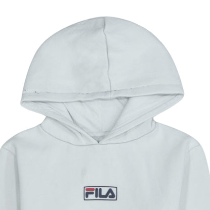 Boys UK Size 13-14 Years FILA White Pullover Hoodie
