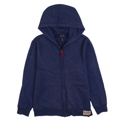 Teens UK Size M Ralph Lauren Blue Full Zip Hoodie