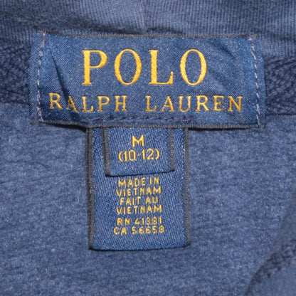 Teens UK Size M Ralph Lauren Blue Full Zip Hoodie