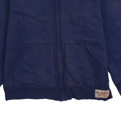 Teens UK Size M Ralph Lauren Blue Full Zip Hoodie