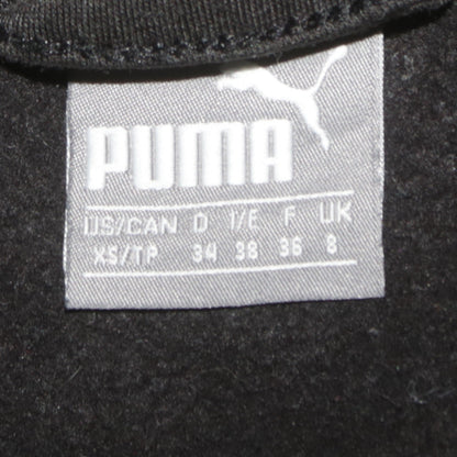 Womens UK Size 8 PUMA Black Full Zip Hoodie