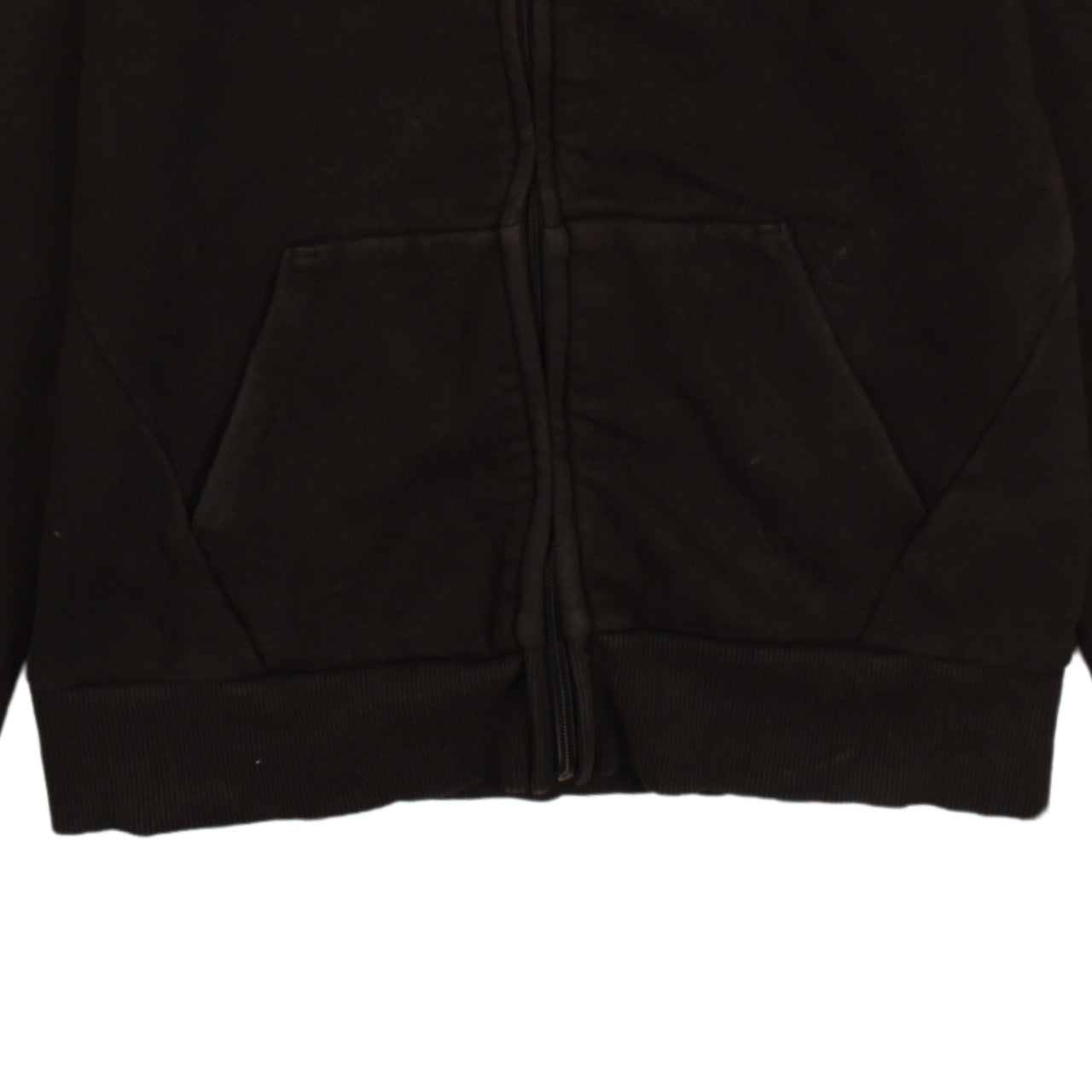 Womens UK Size 8 PUMA Black Full Zip Hoodie