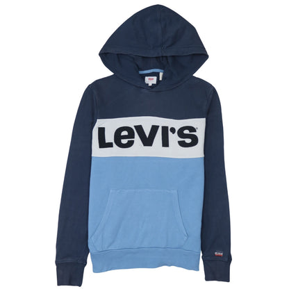 Mens UK Size S Levi's Blue Pullover Hoodie