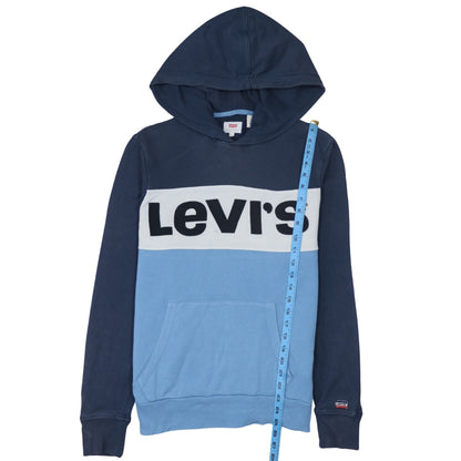 Mens UK Size S Levi's Blue Pullover Hoodie