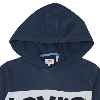 Mens UK Size S Levi's Blue Pullover Hoodie