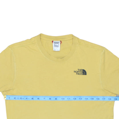 The North Face Men's Yellow Graphic Logo Crew Neck T-Shirt Size S