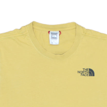 The North Face Men's Yellow Graphic Logo Crew Neck T-Shirt Size S