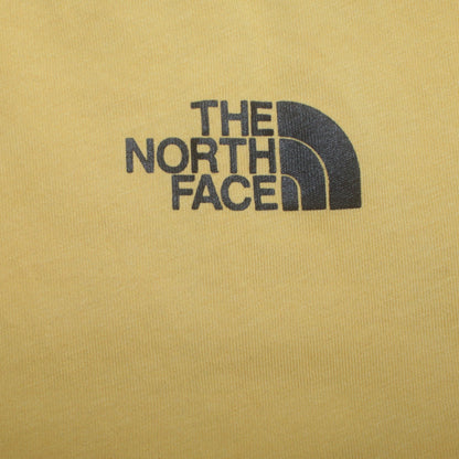 The North Face Men's Yellow Graphic Logo Crew Neck T-Shirt Size S