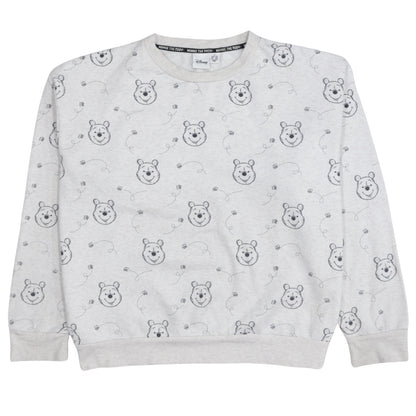 Womens UK Size M Disney Grey Pullover Sweatshirt