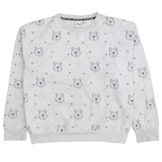 Womens UK Size M Disney Grey Pullover Sweatshirt
