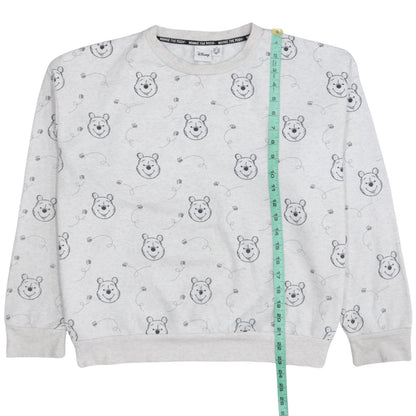 Womens UK Size M Disney Grey Pullover Sweatshirt