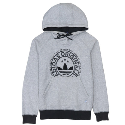 Womens UK Size 12 adidas Grey Pullover Hoodie