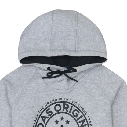 Womens UK Size 12 adidas Grey Pullover Hoodie