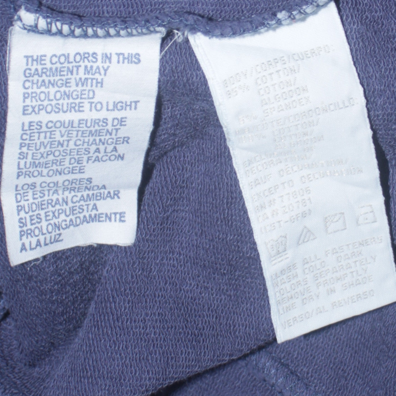 Womens UK Size L Tommy Hilfiger Blue Full Zip Sweatshirt