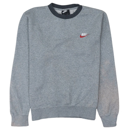 Mens UK Size S Nike Grey Pullover Sweatshirt