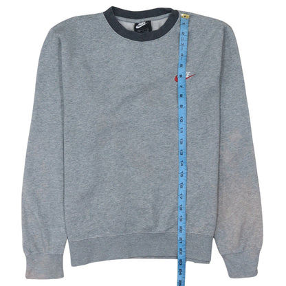 Mens UK Size S Nike Grey Pullover Sweatshirt