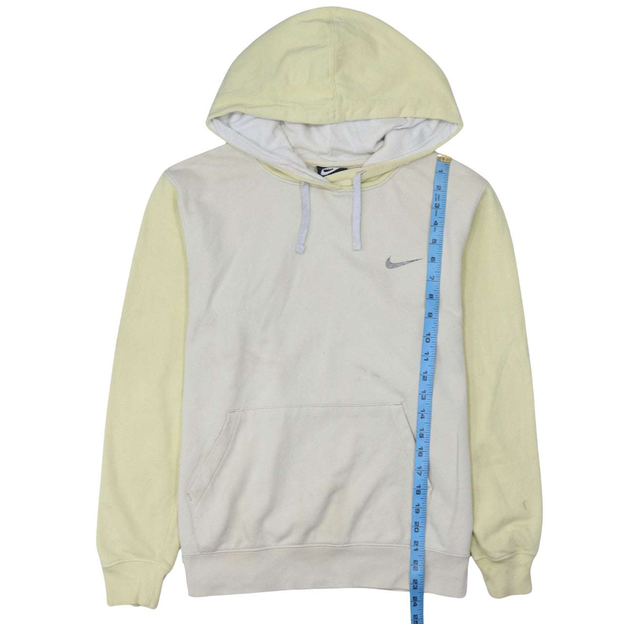 Womens UK Size S Nike Beige Pullover Hoodie