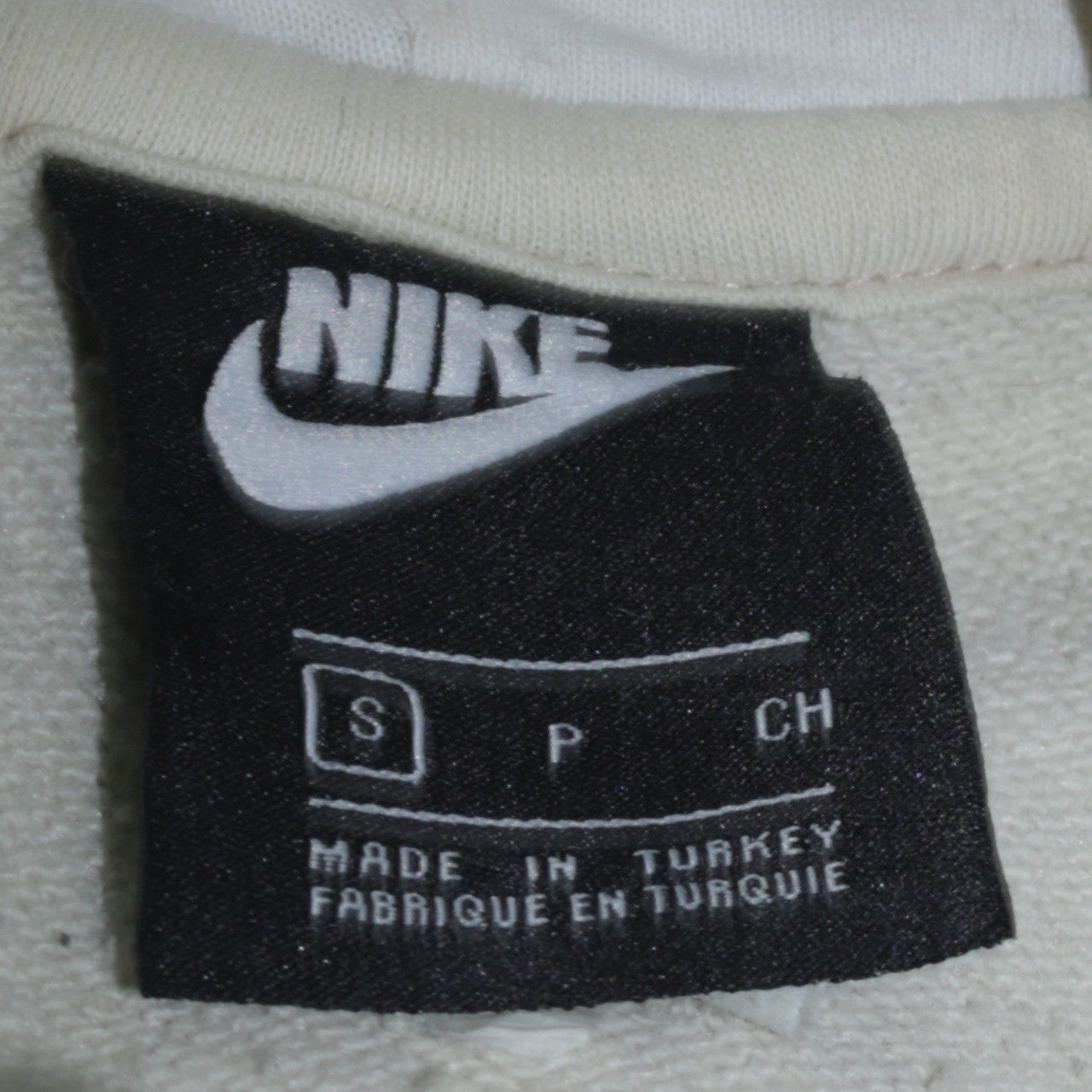 Womens UK Size S Nike Beige Pullover Hoodie