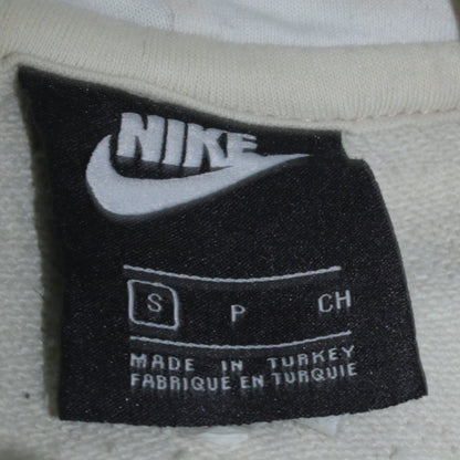 Womens UK Size S Nike Beige Pullover Hoodie
