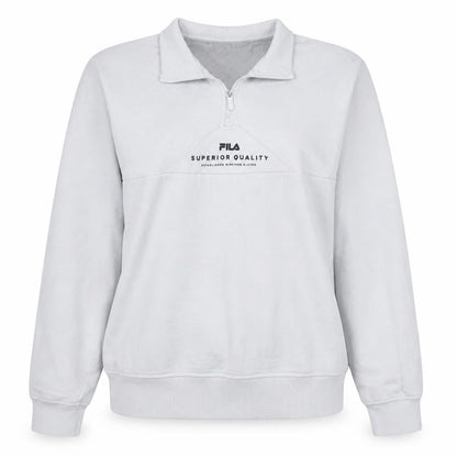Womens UK Size M FILA White Pullover Sweatshirt
