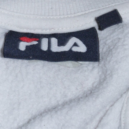 Womens UK Size M FILA White Pullover Sweatshirt