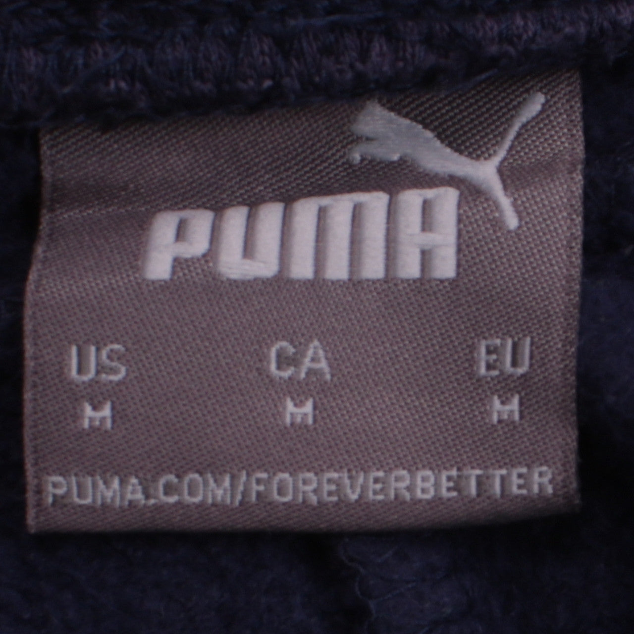 Mens UK Size M PUMA Regular Fit Jogger Blue Trousers