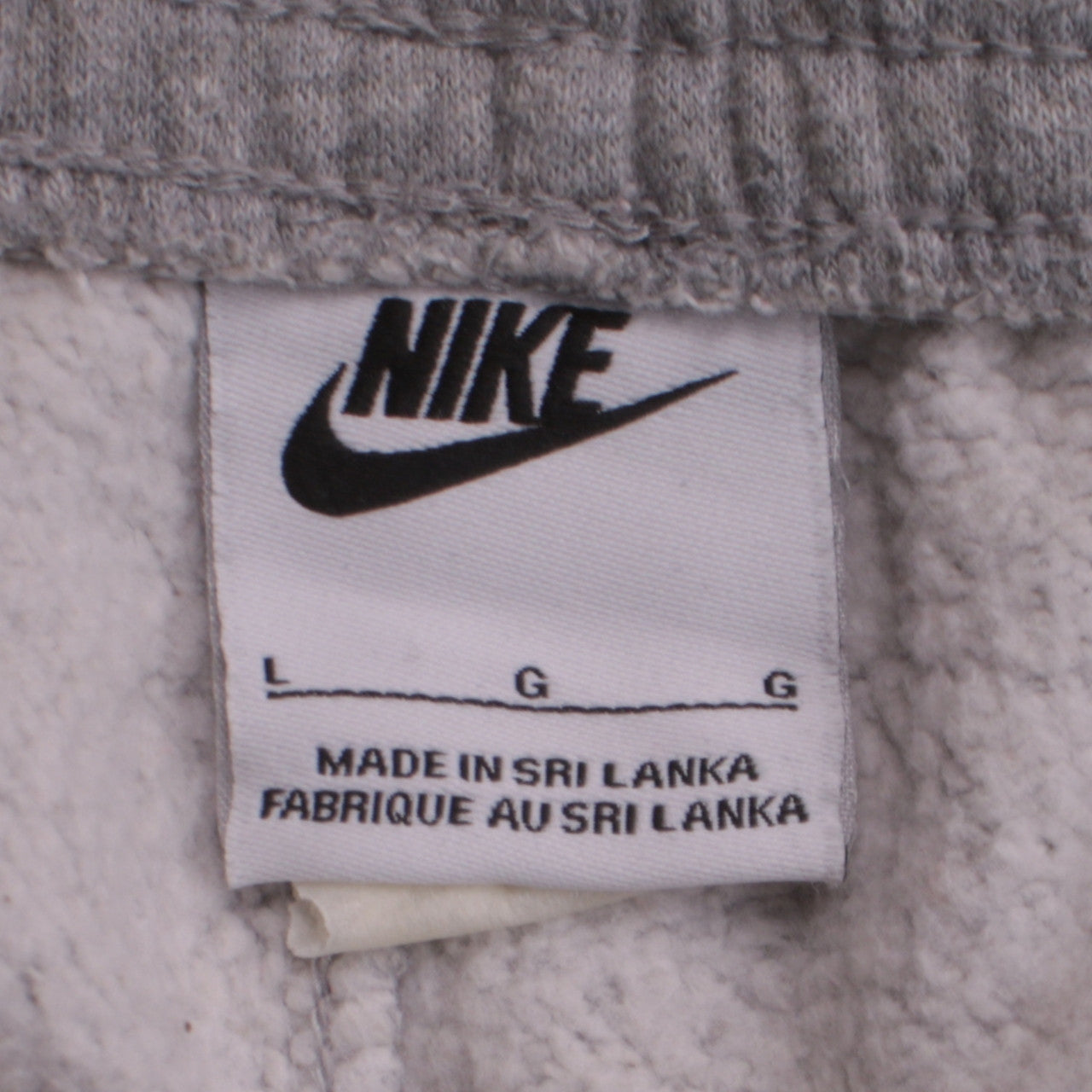 Mens UK Size L Nike Regular Fit Jogger Grey Trousers