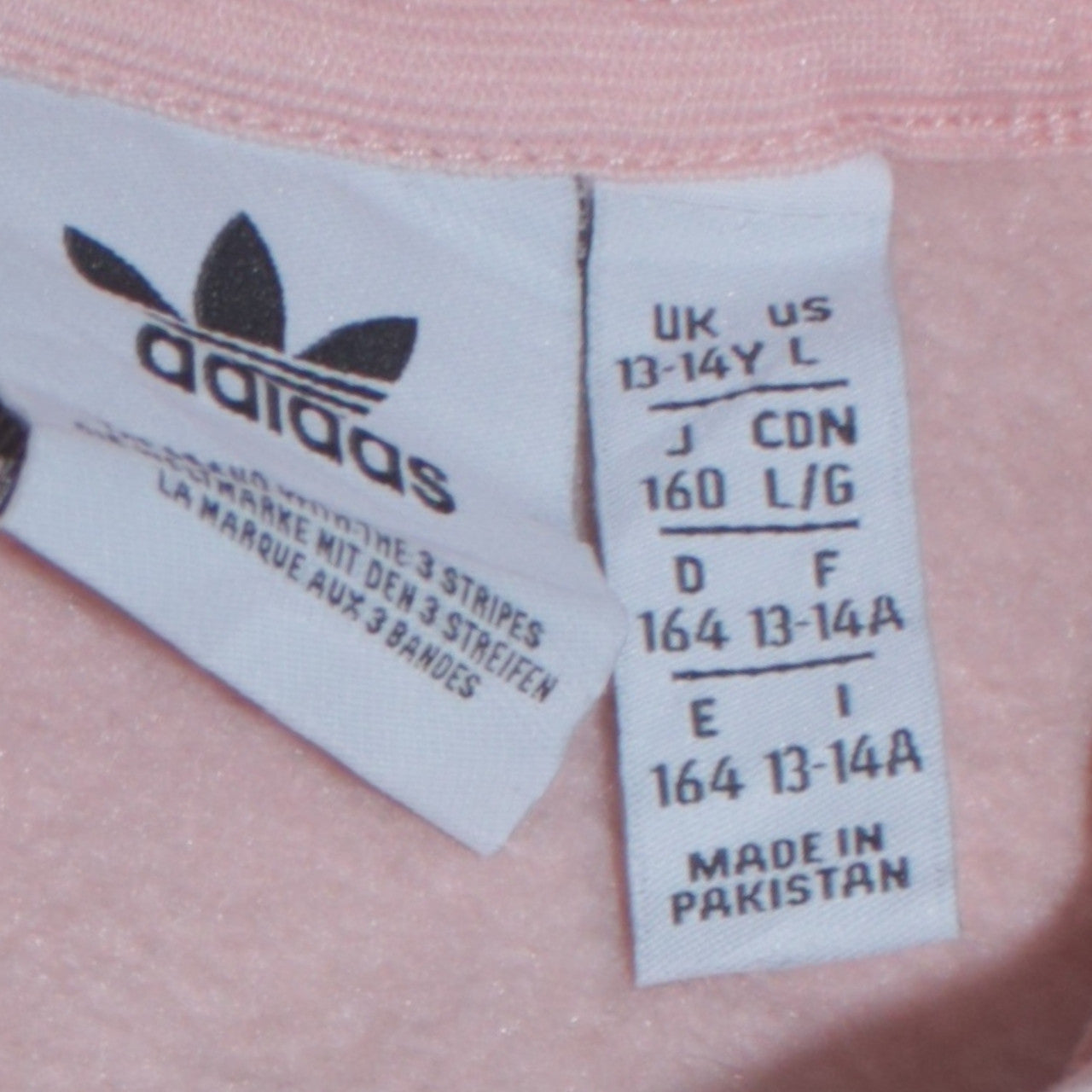 Girls UK Size 13-14 Years adidas Pink Pullover Hoodie