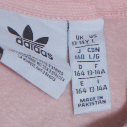 Girls UK Size 13-14 Years adidas Pink Pullover Hoodie