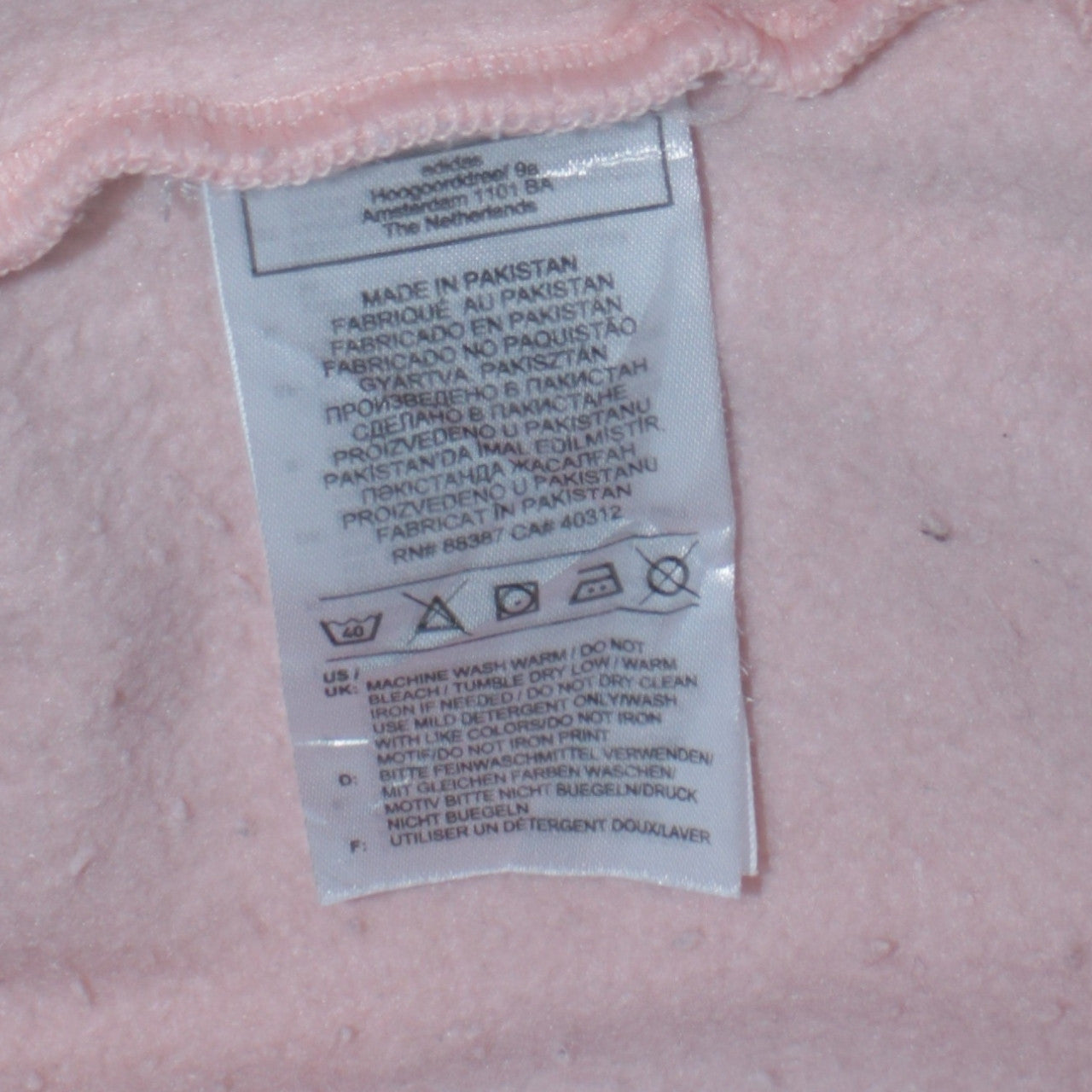 Girls UK Size 13-14 Years adidas Pink Pullover Hoodie