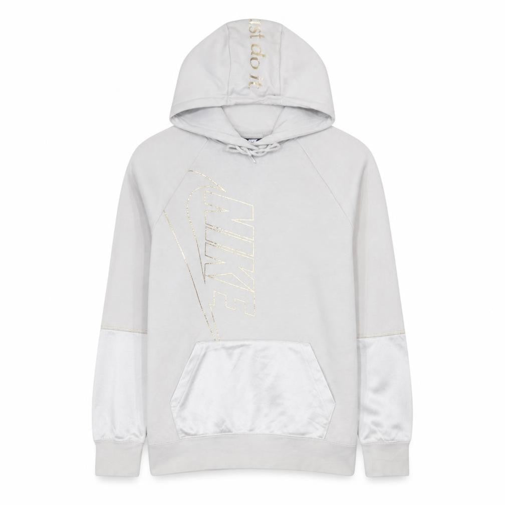 Womens UK Size XS Nike Beige Pullover Hoodie