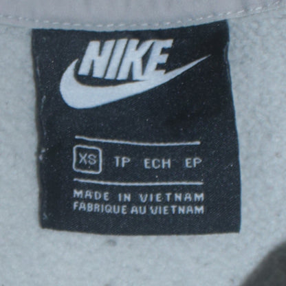 Womens UK Size XS Nike Beige Pullover Hoodie