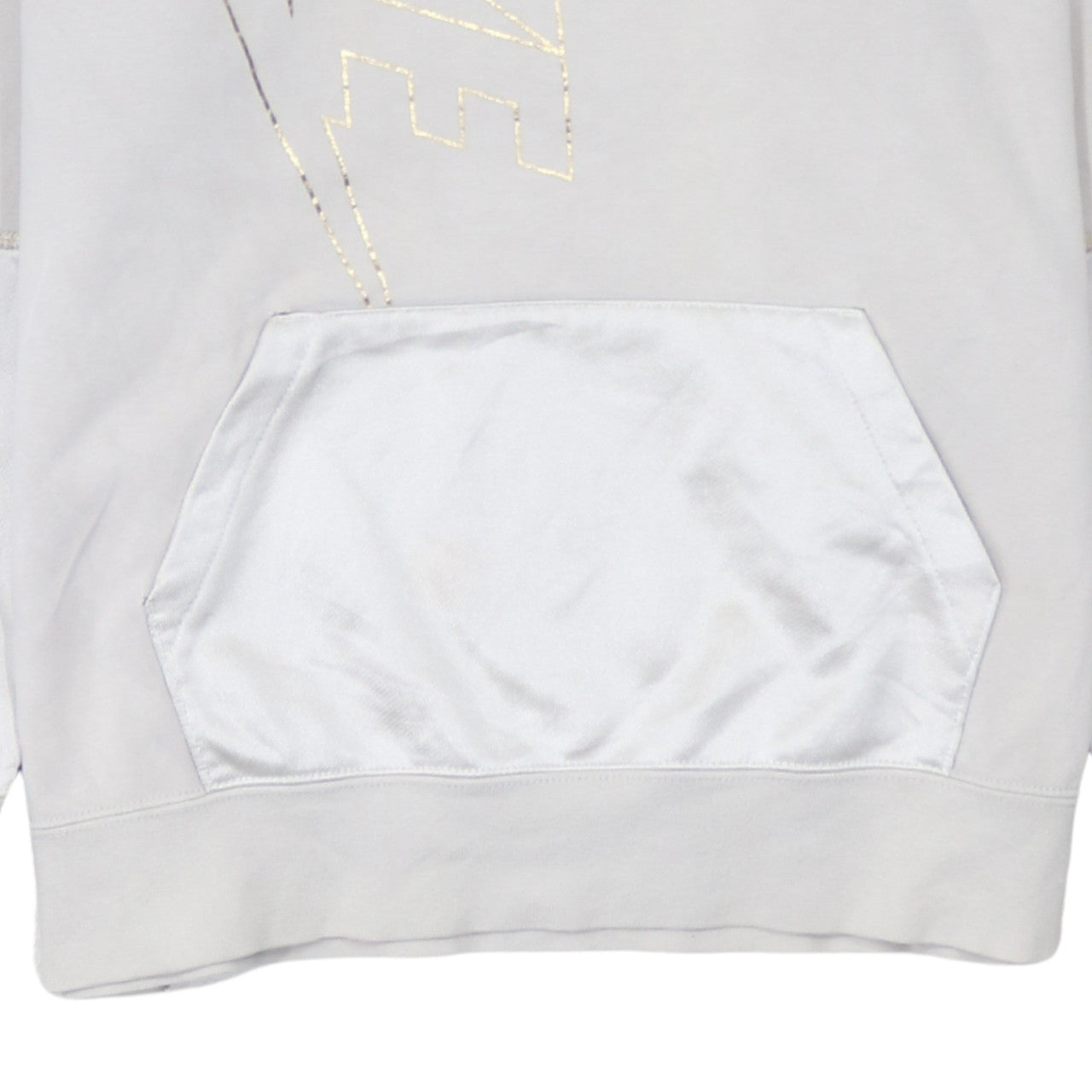 Womens UK Size XS Nike Beige Pullover Hoodie