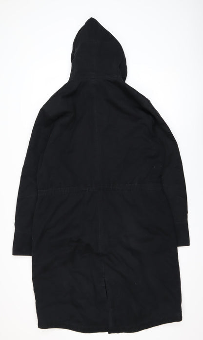Womens UK Size 16 Rocha John Rocha Black Parka Coat