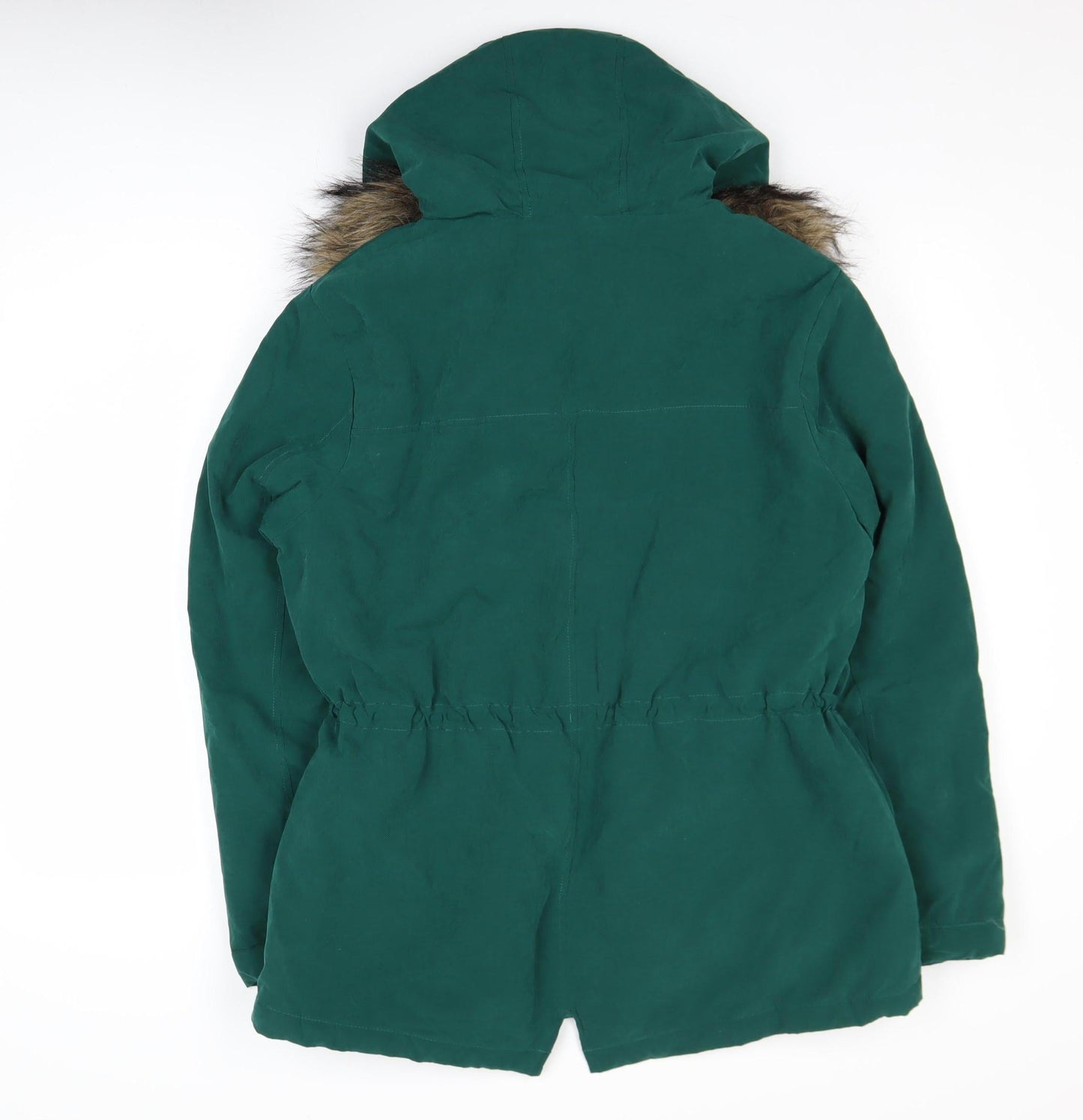 Womens UK Size 12 Primark Green Parka Coat