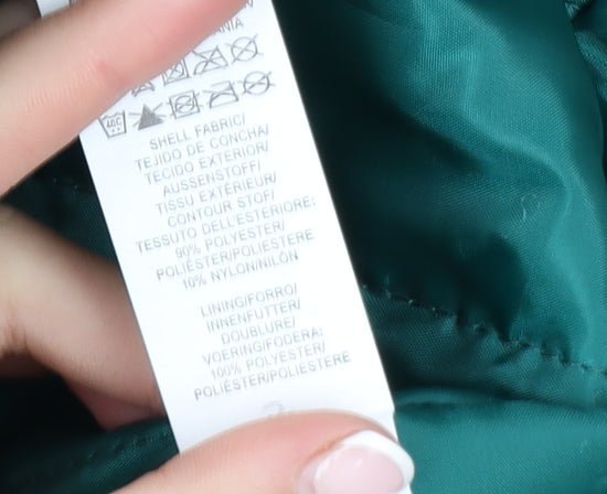 Womens UK Size 12 Primark Green Parka Coat