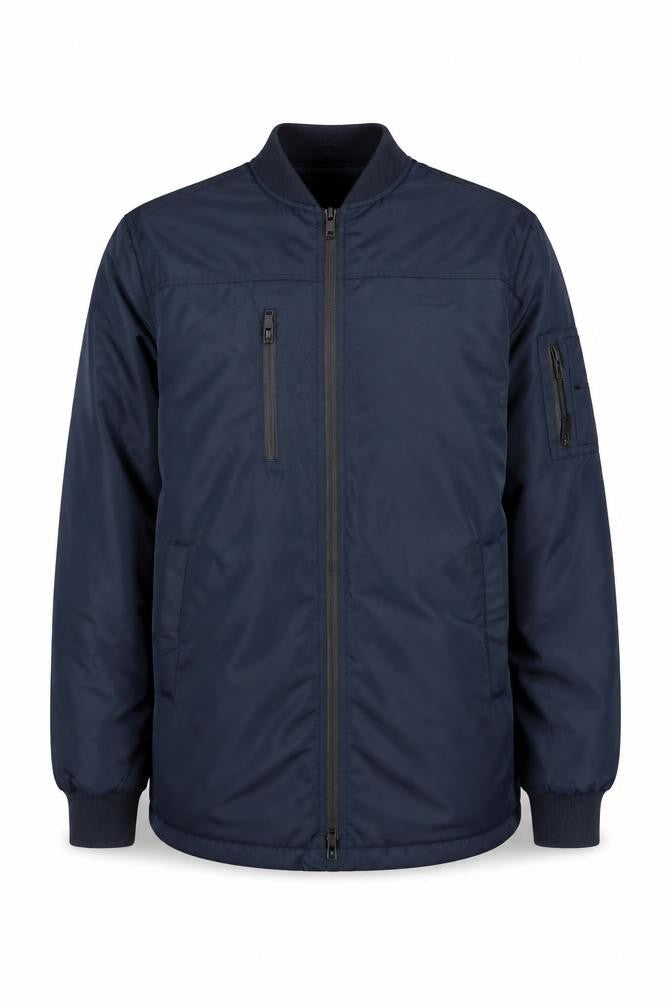 Mens UK Size M Villain Blue Bomber Jacket